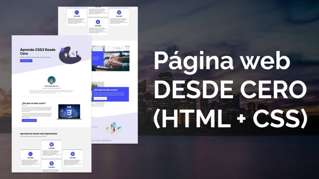 Crea tu Primera Página Web desde Cero