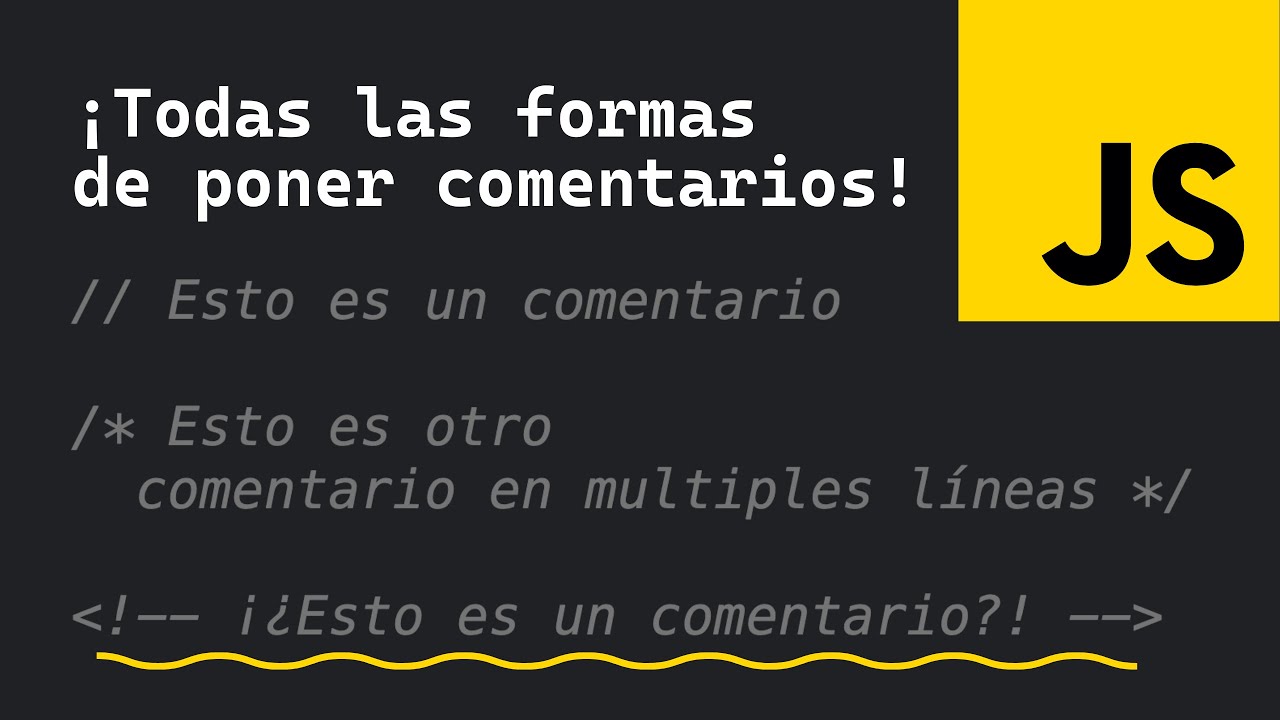 Cómo realizar comentarios en JavaScript