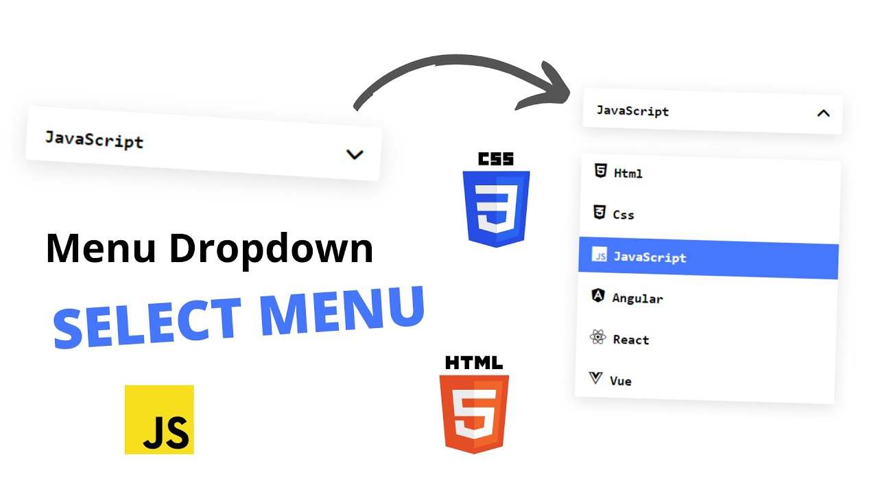 ¿Cómo Hacer un Dropdown en HTML, CSS y JavaScript?