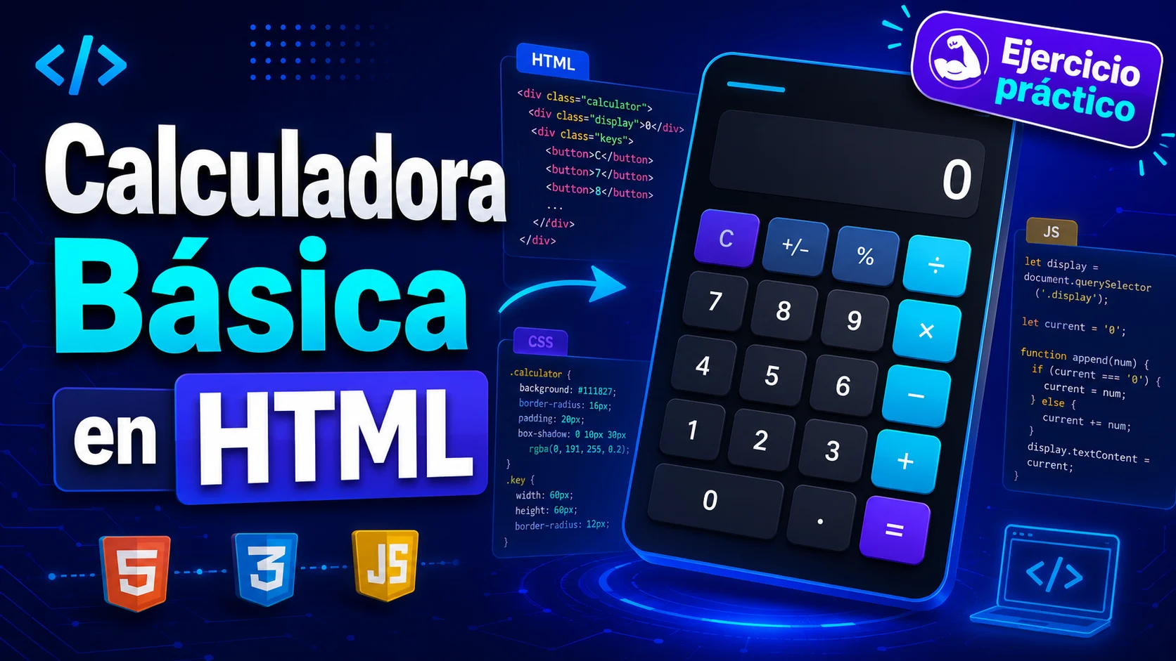 claculadora basica ne html