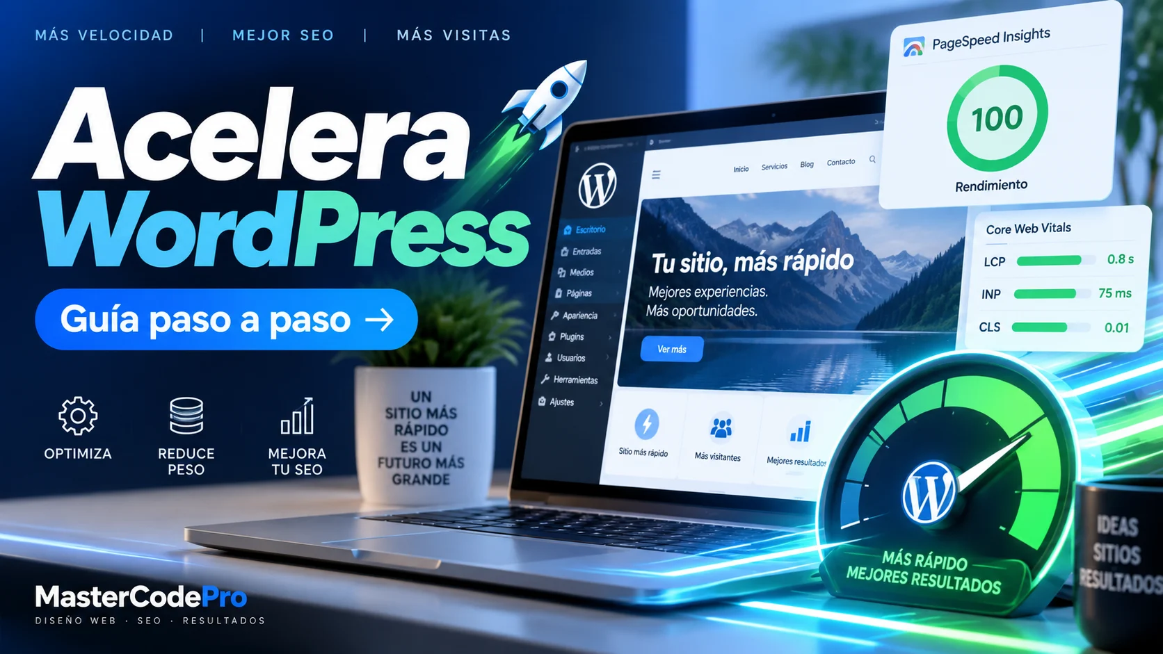 Cómo Mejorar la Velocidad de WordPress y PageSpeed